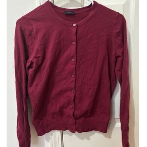 Red Ann Taylor Cardigan